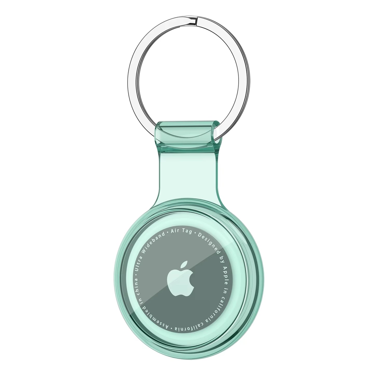 Waterproof Anti-Lost Keychain Holder TPU Case for Apple Airtag Air Tag Dog Cat Pet Collar Keys Tracker Protective Full Cover