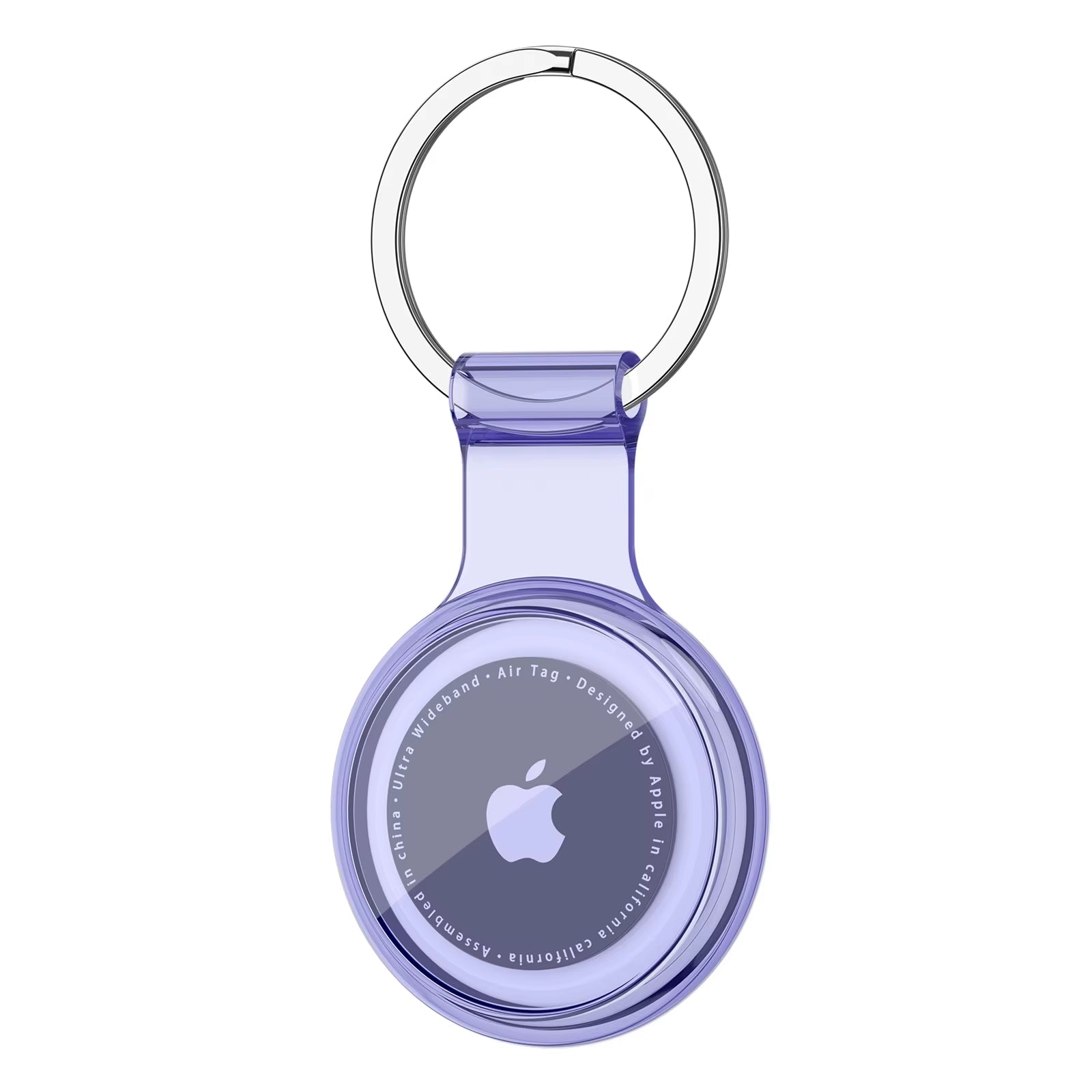 Waterproof Anti-Lost Keychain Holder TPU Case for Apple Airtag Air Tag Dog Cat Pet Collar Keys Tracker Protective Full Cover