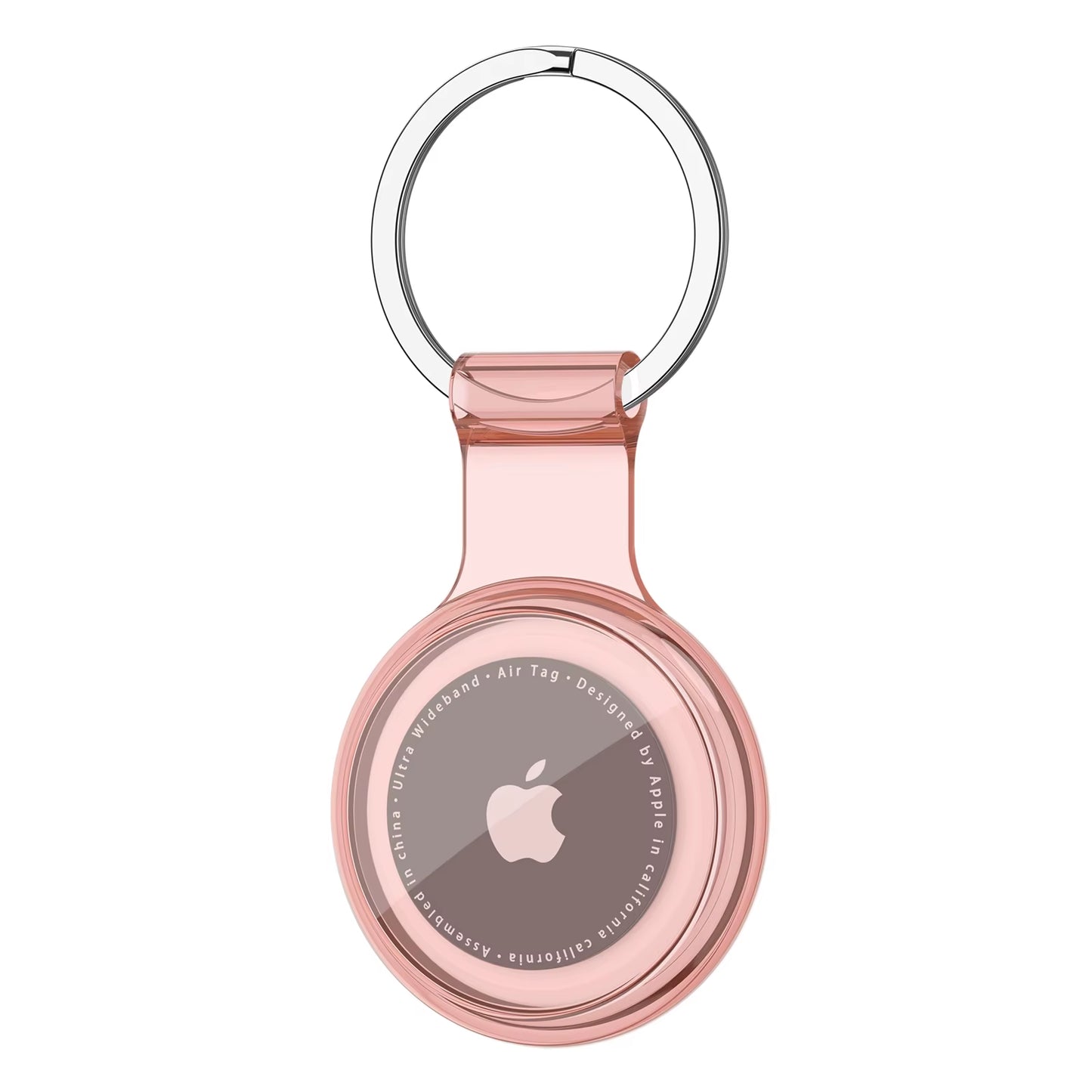 Waterproof Anti-Lost Keychain Holder TPU Case for Apple Airtag Air Tag Dog Cat Pet Collar Keys Tracker Protective Full Cover