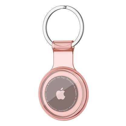 Waterproof Anti-Lost Keychain Holder TPU Case for Apple Airtag Air Tag Dog Cat Pet Collar Keys Tracker Protective Full Cover